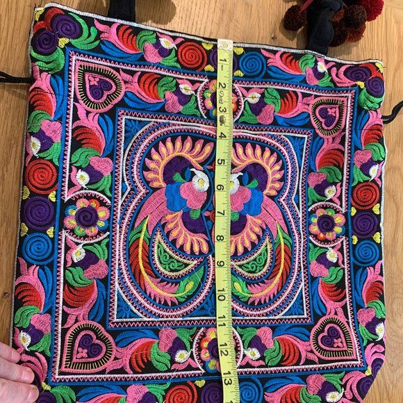 Thai Boho Shoulder Tote - Picture 7 of 14